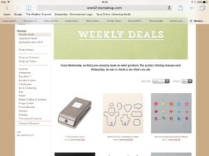 #Lasteverweeklydeals#stampin'up!